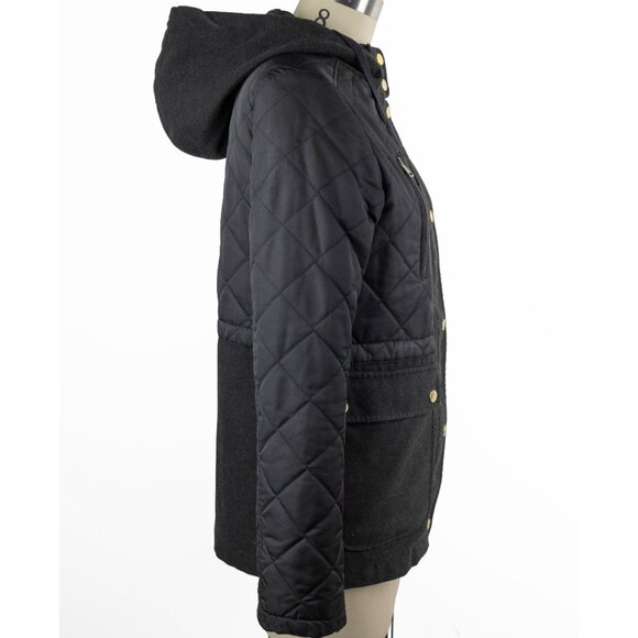 Topshop Quilted Utility Jacket with Hood – Women’s Size 4 - Picture 2 of 11